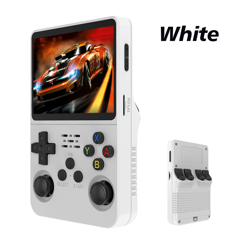 R36S Retro Handheld Spielkonsole – 3,5" IPS, Linux, 128GB/64GB, Tragbarer Video- & Spieleplayer mit 10.000+ Games